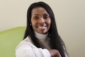 SABC Chief Financial Officer Gugu Duda in happier times. Photo: teeveetee.blogspot.com