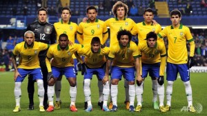 The Brazillian Soccer Team. Photo: Worldcup2014places.com