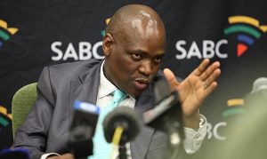 Motsoeneng, the SABC COO. He wants to keep his job. Image: Eye Witness News.