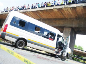 The Minibus Taxi That Was Involved in a Shootout With The Police Image: The New Age.