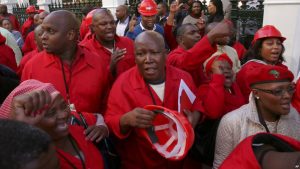 Malema and his EFF were thrown out of parliament on Thursday. Image: VOANews