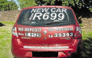 The Car Financing Scheme that Seems to Have Fallen Apart Image: Timeslive.
