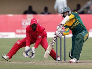 Zimbabwe Lose Once More To Southern Neighbours Proteas by 61 runs. Image: Twitter.