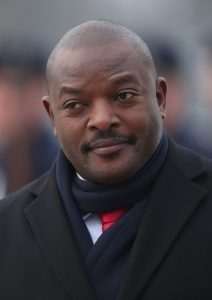 Pierre Nkurunziza, the Burundi President who is seeking a third term. Image: One Drawing Daily