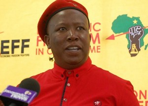 Malema says Zuma failed to protect State Coffers Image: Mamba Online.