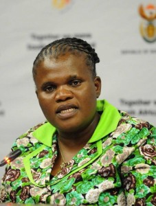 Communications Minister Muthambi Refused to Answer questions on Motsoeneng Image: City Press.
