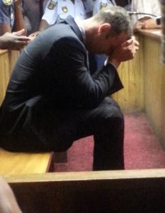 Oscar Pistorius shown during a court appearance. – image – www.mirror.co.uk