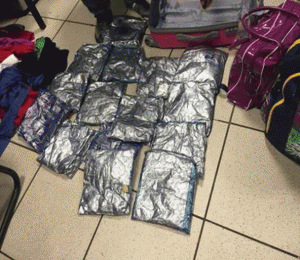 15 packets wrapped in carbon or foil-like were worth R4.6 million Image:sundayworld