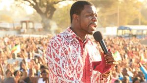 Walter Magaya. 11 of his followers were killed in Kwe Kwe after his service in a stadium.